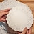 abordables Accessoires de pâtisserie-100pcs 6.5inch dentelle ronde papier gâteau napperon artisanat décoration de mariage dia 16.5 cm