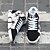 cheap Men&#039;s Sneakers-Men&#039;s Sneakers Outdoor Athletic Casual Spring Fall Winter Lace-up Flat Heel Comfort Suede Microfiber Black White Blue