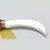 billige Bestikk-kvalitet krom stål machete banan kniv frukt kniv med trehåndtak