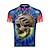 cheap Women&#039;s Cycling Clothing-TVSSS Men&#039;s Short Sleeve Cycling Jersey Skull Bike Top Breathable Quick Dry Sports Coolmax® Terylene Lycra Road Bike Cycling Clothing Apparel / High Elasticity