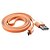 זול מטענים וכבלים-Micro USB 2.0 / USB 2.0 כבל 1m-1.99m / 3ft-6ft שטוח PVC מתאם כבל USB עבור סמסונג / HTC