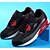 cheap Men&#039;s Athletic Shoes-Men&#039;s Shoes PU Tulle Spring Fall Comfort Sneakers Running Shoes Lace-up for Athletic Black Dark Blue Red Royal Blue