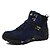 preiswerte Herrenstiefel-Herrn Komfort Schuhe Stoff Herbst / Winter Sport Stiefel Schwarz / Dunkelblau / Draussen