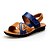 voordelige Jongensschoenen-Jongens Schoenen Kunstleer Zomer Sandalen Magic tape Voor Causaal Wit Bruin Blauw