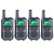 billige Walkie-talkies-T899462C2P Håndholdt Advarsel Om Lavt Batteri / VOX / Kryptering 3-5 km 3-5 km 22 AAA 0.5W Walkie talkie Tovejs radio
