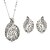 voordelige Sieraden Set-Dames Sieraden Set Drop Dames Modieus Gesimuleerde diamant oorbellen Sieraden Goud / Zilver Voor Dagelijks Formeel / Oorbellen