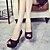 halpa Naisten korkokengät-Naiset Kengät Tekonahka Kevät Syksy Korkokengät Kävely Stilettikorko Kristalleilla varten Häät Kausaliteetti Valkoinen Musta