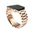 billige Reimer til Smartklokke-Klokkerem til Fitbit Blaze Fitbit Sportsrem Rustfritt stål Håndleddsrem