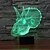 cheap Décor &amp; Night Lights-Dinosaur Touch Dimming 3D LED Night Light 7Colorful Decoration Atmosphere Lamp Novelty Lighting Light