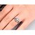 cheap Rings-Never Fade 2CT SONA Diamond Ring Excellent Round Cut Halo Paved Engagement Ring for Women 925 Silver in Platinum Plated