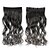 cheap Clip in Extensions-Grey color Clip in Hair Extension 120G 60cm Woman&#039;s long Hairpieces 5clips factory price heat resistant synthetic firber