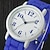 preiswerte Modeuhren-Damen Uhr Armbanduhr Quartz Silikon Schwarz / Weiß / Blau Armbanduhren für den Alltag Analog damas Charme Freizeit Modisch Schwarz / Weiß Regenbogen Leicht Grün