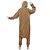 billige Kigurumi-pysjamas-Adults&#039; Kigurumi Pajamas Cartoon Sloth Animal Onesie Pajamas Polar Fleece Brown Cosplay For Men and Women Animal Sleepwear Cartoon Festival / Holiday Costumes / Leotard / Onesie