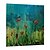 billige Blomster-/botaniske malerier-Hang malte oljemaleri Håndmalte - Blomstret / Botanisk Klassisk / Europeisk Stil / Moderne Lerret