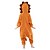 preiswerte Kigurumi Pyjamas-Kinder Kigurumi-Pyjamas Löwe Tier Pyjamas-Einteiler Polar-Fleece Orange Cosplay Für Jungen und Mädchen Tiernachtwäsche Karikatur Fest / Feiertage Kostüme / Gymnastikanzug / Einteiler