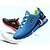 baratos Sapatos Desportivos para Homem-Masculino Tênis Conforto Tule Primavera Outono Atlético Corrida Conforto Cadarço Rasteiro Preto Verde Azul Rasteiro