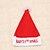 זול קישוטי חג מולד-מילות חג מולד תינוק רקום אדום 1pc אספקת מסיבת חג מולד כובע חדש לשנת כובע