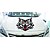 preiswerte Autoaufkleber-Dunkel Auto Aufkleber Chinesischer Stil Volle Auto Aufkleber Tier Reflektierende Aufkleber