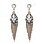 abordables Boucle d&#039;Oreille-Boucle d&#039;Oreille Pendantes Femme Franges Franges Bohème Européen Mode Bagues Tendance Bijoux Dorée Argent pour Quotidien Décontracté