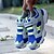 זול נעלי בנים-בנים נעליים סינטתי אביב קיץ סתיו חורף נעלי ספורט עקב שטוח עם אבזם מפרק מפוצל עבור אתלטי קזו&#039;אל שחור כחול אפור בהיר
