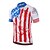 cheap Cycling Jerseys-Miloto Men&#039;s Women&#039;s Short Sleeve Cycling Jersey Red and White Stripes Plus Size Bike Shirt Sweatshirt Jersey Breathable Quick Dry Reflective Strips Sports Coolmax® 100% Polyester Mountain Bike MTB