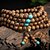 cheap Bracelets-Women&#039;s Men&#039;s Boys&#039; Turquoise Chain Bracelet Charm Bracelet Bead Bracelet Crossover Personalized Bohemian Fashion Vintage Double-layer Wooden Bracelet Jewelry Brown For Party Wedding Casual Daily