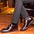 halpa Miesten loaferit ja nauhattomat kengät-Oxford-kengät-Matala korko-Miehet-Nahka-Musta Ruskea-Toimisto Juhlat Rento-Comfort muodollinen Kengät