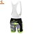 cheap Men&#039;s Clothing Sets-Malciklo Men&#039;s Cycling Jersey with Bib Shorts Short Sleeve Mountain Bike MTB Road Bike Cycling White Black Camo / Camouflage Bike Clothing Suit Lycra 3D Pad Breathable Quick Dry Back Pocket Sports