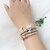 billige Armbånd-Dame Charm-armbånd Hjerte Mode Legering Armbånd Smykker Guld / Sølv Til