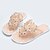 cheap Women&#039;s Sandals-Women&#039;s Shoes PVC Summer Sandals Flat Heel Flower For Casual Outdoor Black Beige Blue Blushing Pink Nude