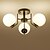 tanie Lampy sufitowe-3 światła Lampy sufitowe Światło rozproszone Malowane wykończenia Metal Szkło Styl MIni 110-120V / 220-240V / E26 / E27
