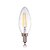 billige Lyspærer-1pc 2 W 180 lm E14 LED-glødepærer C35 2 LED perler COB Mulighet for demping / Dekorativ Varm hvit / Kjølig hvit 220-240 V / 1 stk. / RoHs