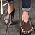 voordelige Herenpantoffels &amp; Slippers-Heren Comfort schoenen Imitatieleer Zomer Slippers &amp; Flip-Flops Wandelen Anti-slip Geel / Taupe / Bruin