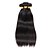 お買い得  つけ毛（ナチュラルカラー）-3バンドル ブラジリアンヘア ストレート バージンヘア 人間の髪編む 人間の髪織り 人間の髪の拡張機能