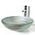 Χαμηλού Κόστους Νιπτήρες-Νιπτήρας μπάνιου / Βρύση μπάνιου / Κρίκος πετσετών μπάνιου Σύγχρονο - Σκληρυμένο Γυαλί Κυκλικό Vessel Sink