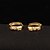 cheap Earrings-Women&#039;s Hoop Earrings Earrings Fashion Jewelry Gold For Daily Casual