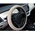 cheap Steering Wheel Covers-Thick Ice Wheel Sets, The New Summer, Anti-Skid, Sweat, White Car Steering Wheel Cover 55-2C\4189, Diameter 38CM