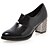 cheap Women&#039;s Heels-Women&#039;s Heels Summer / Fall Heels / Pointed Toe PU Office &amp; Career / Casual Chunky Heel Split Joint Black / Blue Others