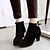 cheap Women&#039;s Boots-Women&#039;s Boots Spring / Fall / Winter Fashion Boots / Round Toe Leatherette Outdoor /  Casual Chunky Heel Zipper / Tassel