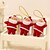 baratos Decorações de Natal-6pçs mini-papai noel pingente de árvore de natal decoração inverno natal árvore ornamento de suspensão