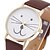 cheap Men&#039;s Jewelry-Cute Cat Shape White Case Leather Band Analog Quartz Fashion Watch