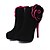 cheap Women&#039;s Boots-Women&#039;s Boots Fall / Winter Combat Boots Leatherette Dress / Casual Stiletto Heel Others Blue / Red Walking