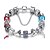 cheap Bracelets-Beads Chain Bracelet Charm Bracelet Strand Bracelet - Stainless Steel Bohemian, Fashion, Boho Bracelet Silver / Red / Gold / Blue For Christmas Gifts Wedding Party / ID Bracelet / ID Bracelet