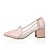 billige Højhælede sko til kvinder-Hæle-SyntetiskDame-Blå Rosa Beige-Fritid-Tyk hæl