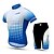 cheap Men&#039;s Clothing Sets-BAT FOX Cycling Jersey with Shorts Men&#039;s Short Sleeves Bike Padded Shorts/Chamois Jersey Shorts Clothing Suits Quick Dry Windproof