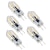 זול נורות דו-פיניות לד-ywxlight ® 5pcs g4 3w 200-300 lm הוביל bi-pin אורות הוביל נורה 2835smd חם לבן לבן קר לבן לבן dc 12v