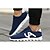 abordables Zapatillas deportivas de hombre-Unisex-Tacón Plano-Confort-Zapatillas de deporte-Informal-Tul-Negro Azul