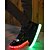 Χαμηλού Κόστους Γυναικεία Sneakers-Γυναικεία Παπούτσια PU Άνοιξη / Φθινόπωρο Ανατομικό / Φωτιζόμενα παπούτσια Αθλητικά Παπούτσια Τρέξιμο Επίπεδο Τακούνι LED Λευκό / Μαύρο