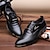 Χαμηλού Κόστους Ανδρικά Oxfords-Ανδρικά Οξφόρδη Παπούτσια Derby Τα επίσημα παπούτσια Φόρεμα Παπούτσια Παπούτσια σμόκιν Δουλειά Καθημερινά Γραφείο &amp; Καριέρα PU Φορέστε την απόδειξη Δαντέλα μέχρι πάνω Μαύρο Καφέ Άνοιξη Φθινόπωρο
