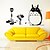 cheap Wall Stickers-Totoro Wall Stickers Cartoon Wall Stickers Vinyl Removable Decals Films Murals Home Decor